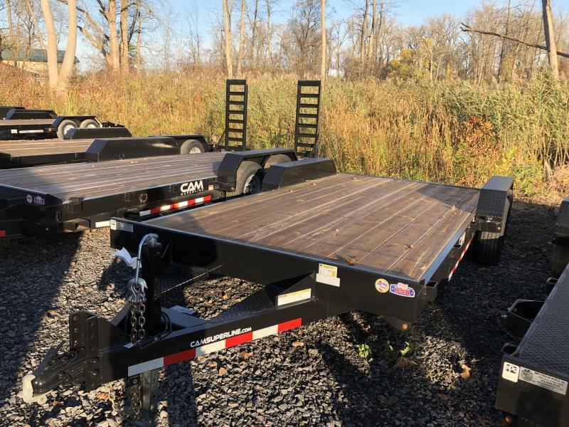 CAM Superline 7x18 Wood Deck 7K Car Hauler Jims Trailer World