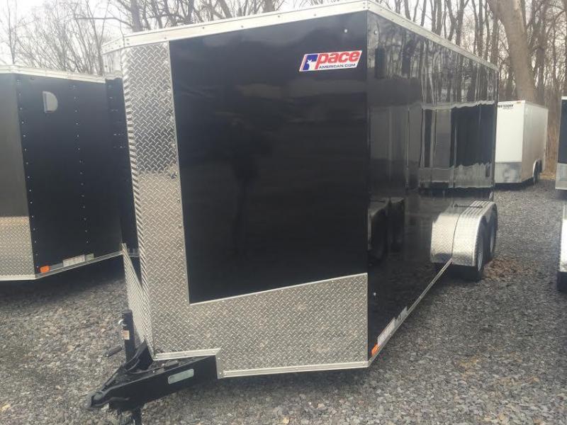 Pace American 7x18 Journey SE VNose Cargo Trailer w/ Ramp door Jims