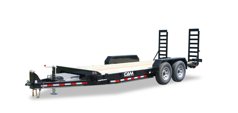 CAM Superline 7x18 Channel Frame 15K Equipment Trailer S1QJua