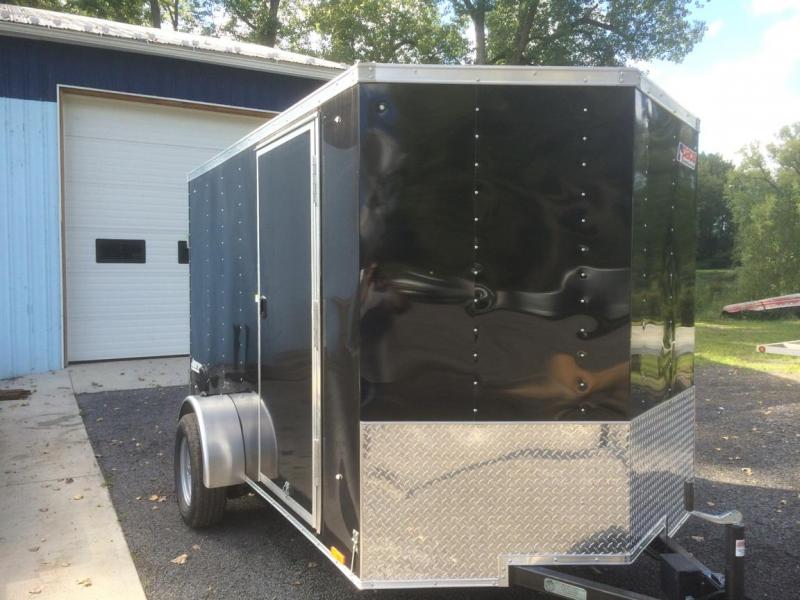 Pace American 6x10 Journey V Nose Cargo Trailer with Ramp Door Jims