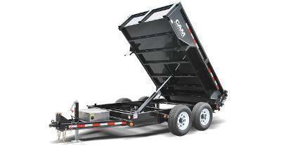 CAM 6x12 Low Profile Dump Trailer 11K 70WLXE