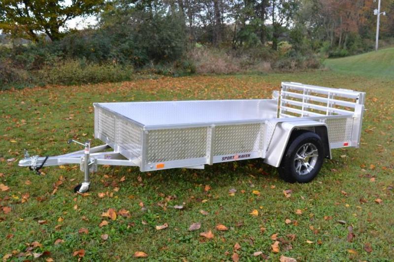 Sport Haven 6x10 Utility Trailer w/ Aluminum Deck & Sides Jims