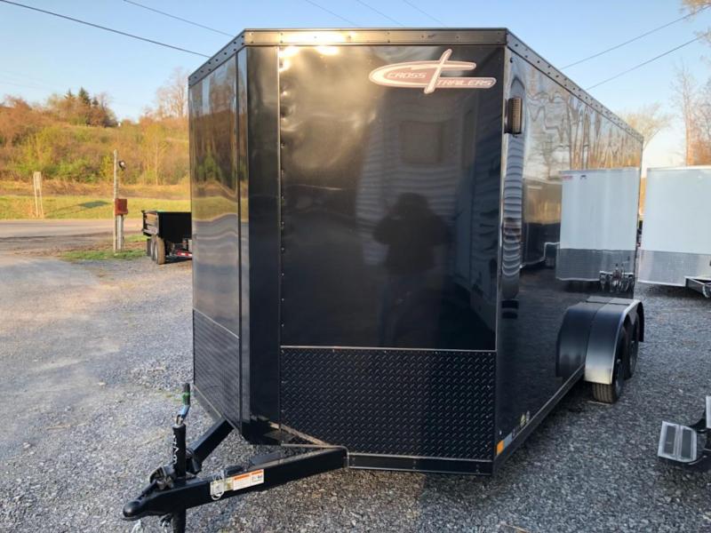Black Out Cross 714TA Enclosed Cargo Trailer w/ Ramp Door Black Out Cross 714TA Enclosed Cargo Trailer w/ Ramp Door
