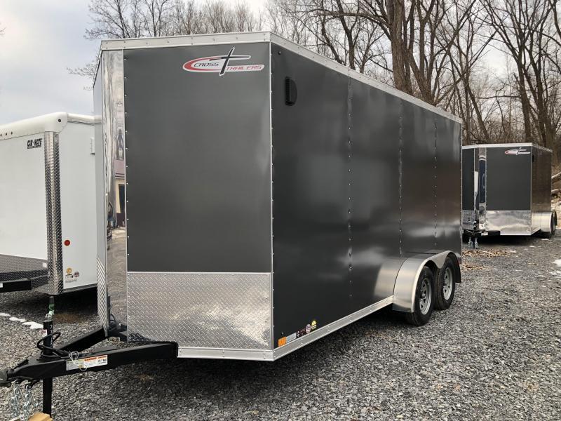 Cross 7x14 Enclosed UTV Trailer w/ Ramp Door Jims Trailer World