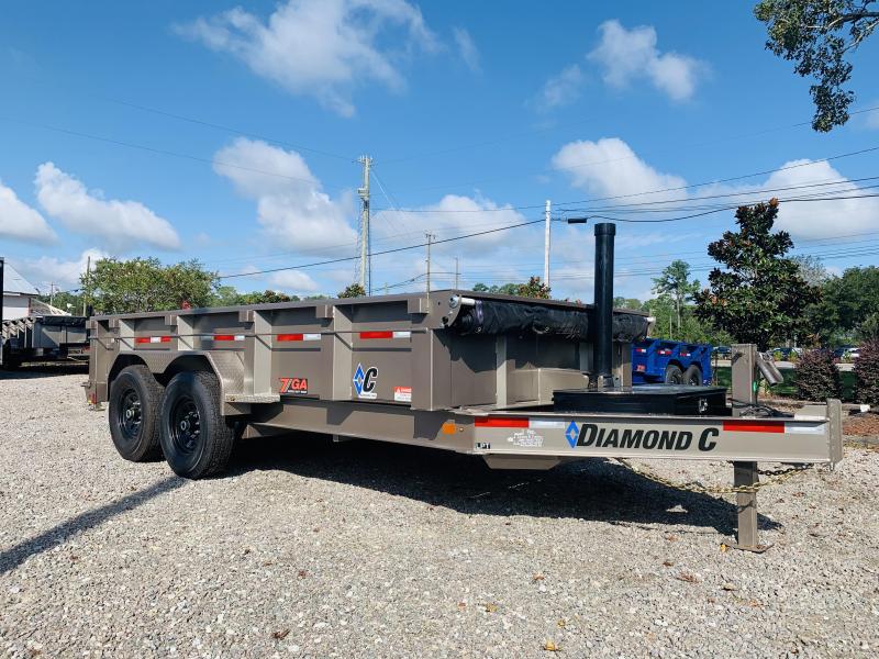 2021 Diamond C Trailers LPT207 7X14 METALLIC MOCHA Dump Trailer 2021 Diamond C Trailers LPT207 7X14 METALLIC MOCHA Dump Trailer