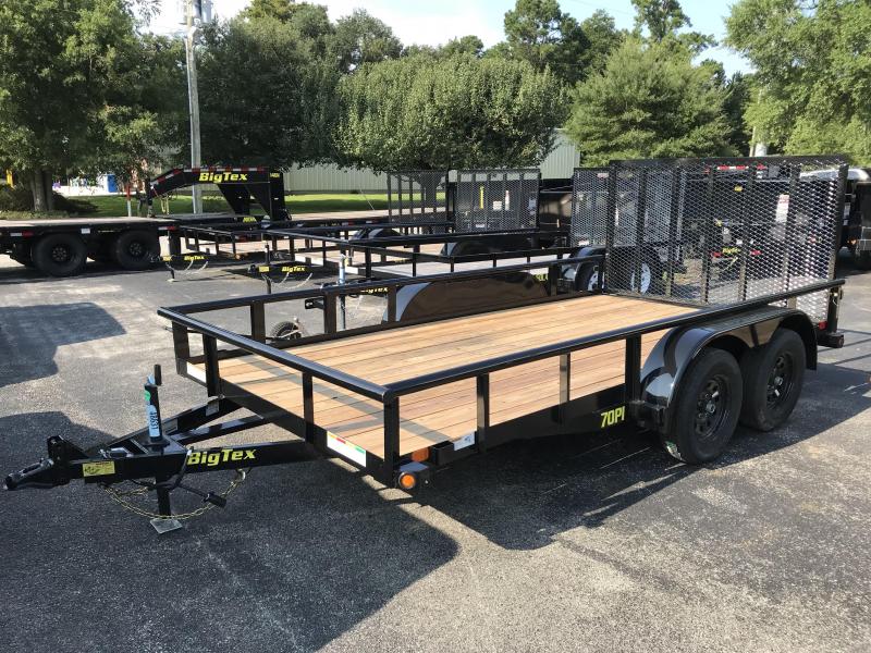Big Tex Trailers 70PI (7' X 14') Tandem Axle Utility Trailer with