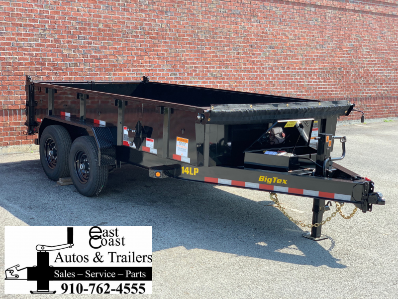 Big Tex 14LP (7' X 14') Low Profile Dump Trailer with 14K GVWR Big Tex 14LP (7' X 14') Low Profile Dump Trailer with 14K GVWR