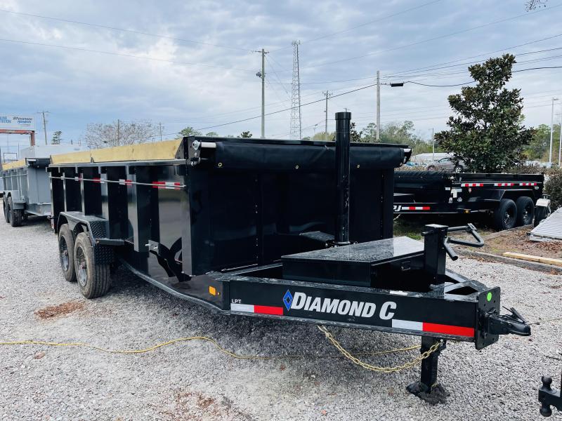 Diamond C Trailers LPT208 (7' X 16') HD Low Profile Dump Trailer with 18K GVWR Diamond C Trailers LPT208 (7' X 16') HD Low Profile Dump Trailer with 18K GVWR