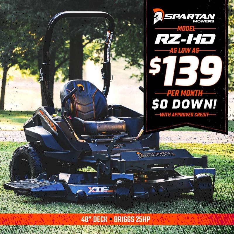 2023 Spartan Mowers 61" RZHD Zero Turn Enclosed Trailer for Sale in