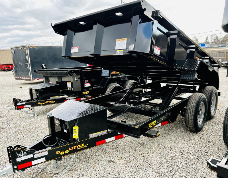 2023 Doolittle Trailer Mfg 72x12 10k Dump Trailer with Ramps