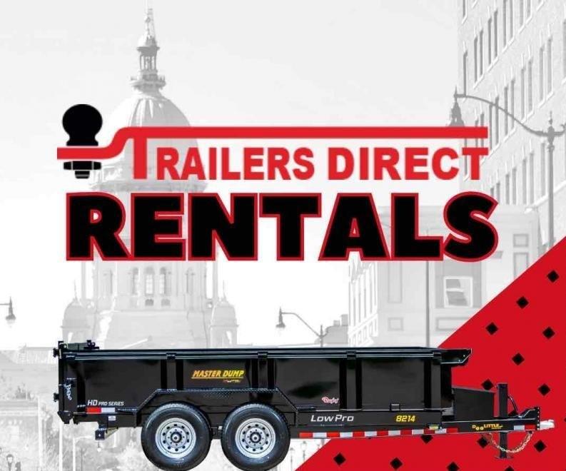 RENTAL  82x14 Dump Trailer 14k  RENTAL TRAILER NOT FOR SALE