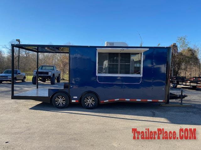 BRAND NEW IN STOCK 8.5x22 BBQ / COOK OFF / PORCH / CONCESSION / VENDING / FOOD TRAILER BRAND NEW IN STOCK 8.5x22 BBQ / COOK OFF / PORCH / CONCESSION / VENDING / FOOD TRAILER