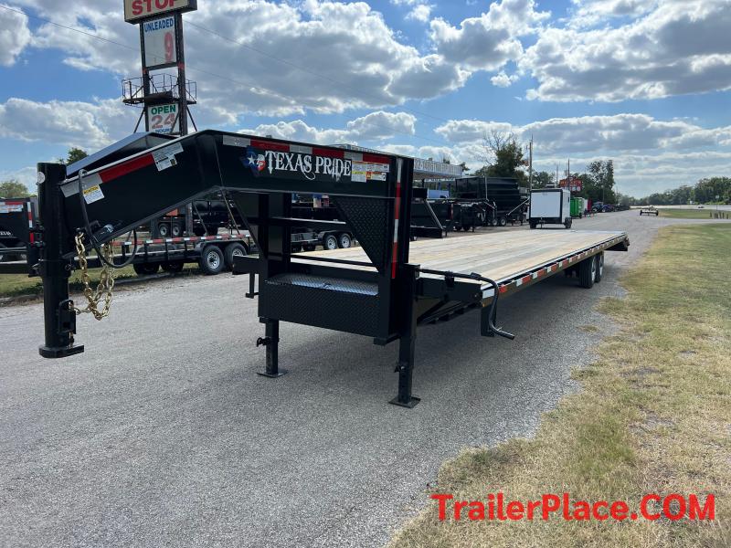 2023 Texas Pride 102 x 40 Deckover Flatbed Trailer 20k Trailer Place