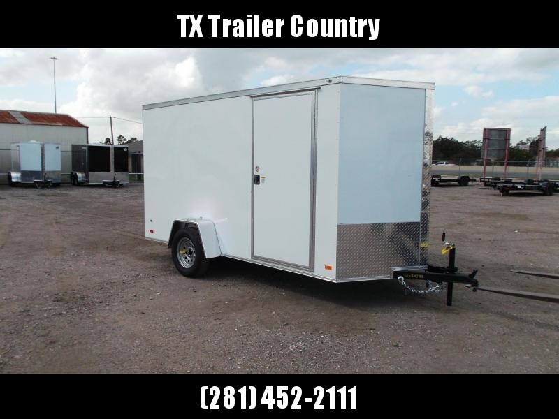SPECIAL - 2022 Covered Wagon Trailers 6x12 Single Axle Cargo Trailer / Enclosed Trailer / 6'6" Interior Height / Ramp / RV Side Door / LEDs / Semi-Screwless Exterior SPECIAL - 2022 Covered Wagon Trailers 6x12 Single Axle Cargo Trailer / Enclosed Trailer / 6'6" Interior Height / Ramp / RV Side Door / LEDs / Semi-Screwless Exterior