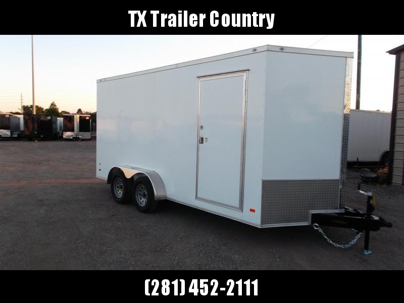 2022 Covered Wagon Trailers 7x16 Tandem Axle Cargo Trailer / Enclosed Trailer / 6'3" Interior / Ramp / RV Door / LEDs / Semi-Screwless Exterior 2022 Covered Wagon Trailers 7x16 Tandem Axle Cargo Trailer / Enclosed Trailer / 6'3" Interior / Ramp / RV Door / LEDs / Semi-Screwless Exterior