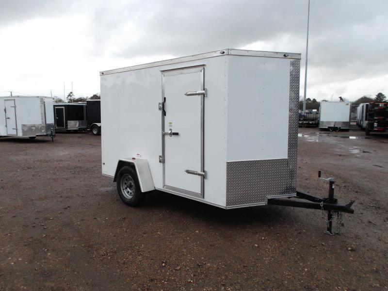 2020 Texas Select 6x10 Single Axle Cargo Trailer Enclosed Trailer 6 3 Interior Ramp Side Door Leds Cargo Trailers Car Haulers Utility Trailers Motorcycle