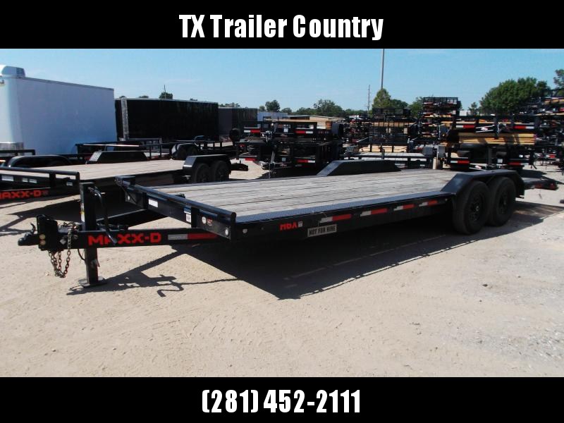 2022 Maxxd 102x24 14K H6X Car Hauler / Flatbed Trailer / Equipment Hauler / Powder Coated / 7K Axles / Drive Over Fenders 2022 Maxxd 102x24 14K H6X Car Hauler / Flatbed Trailer / Equipment Hauler / Powder Coated / 7K Axles / Drive Over Fenders