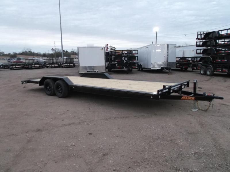 2021 Maxxd 102x24 10K H5X Car Hauler / Flatbed Trailer / Equipment Hauler / Powder Coated / 5200# Axles / Drive Over Fenders 2021 Maxxd 102x24 10K H5X Car Hauler / Flatbed Trailer / Equipment Hauler / Powder Coated / 5200# Axles / Drive Over Fenders