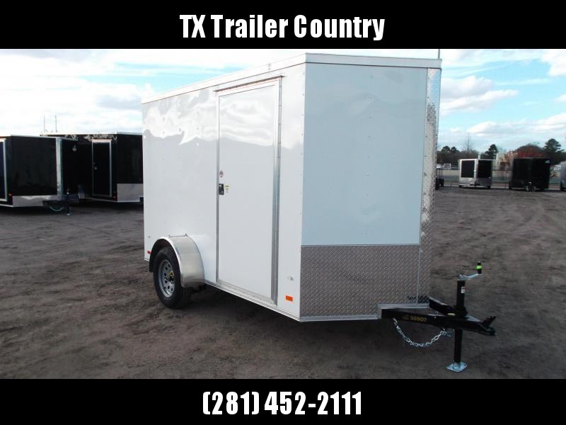 SPECIAL - 2022 Covered Wagon Trailers 6x10 Single Axle Cargo Trailer / Enclosed Trailer / Ramp / 6'3" Interior / RV Side Door / LEDs / Semi-Screwless Exterior SPECIAL - 2022 Covered Wagon Trailers 6x10 Single Axle Cargo Trailer / Enclosed Trailer / Ramp / 6'3" Interior / RV Side Door / LEDs / Semi-Screwless Exterior