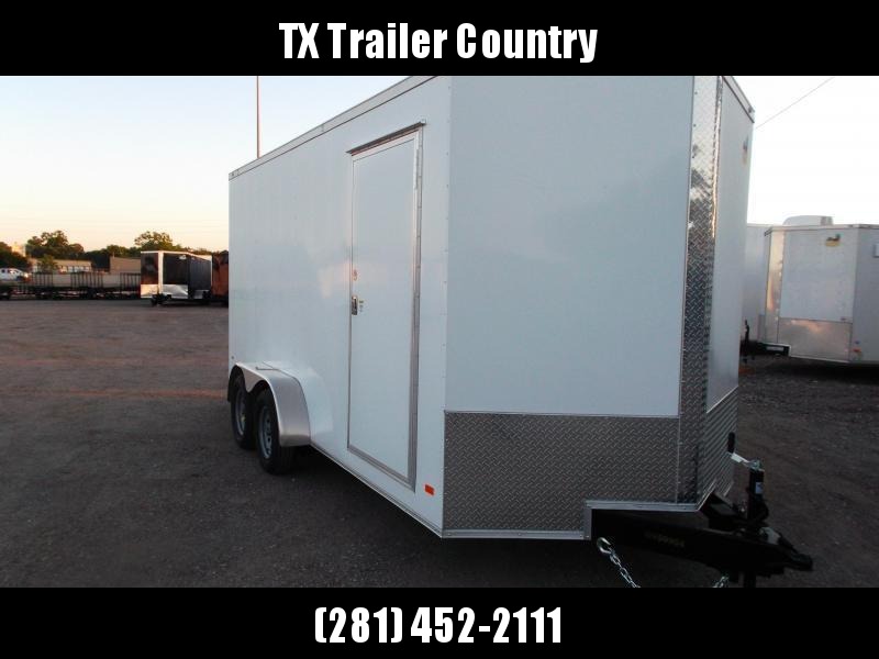 SPECIAL - 2022 Eagle Cargo 7x16 Tandem Axle Cargo Trailer / Enclosed Trailer / 6'3" Interior / Ramp / LEDs / Semi Screwless Exterior SPECIAL - 2022 Eagle Cargo 7x16 Tandem Axle Cargo Trailer / Enclosed Trailer / 6'3" Interior / Ramp / LEDs / Semi Screwless Exterior