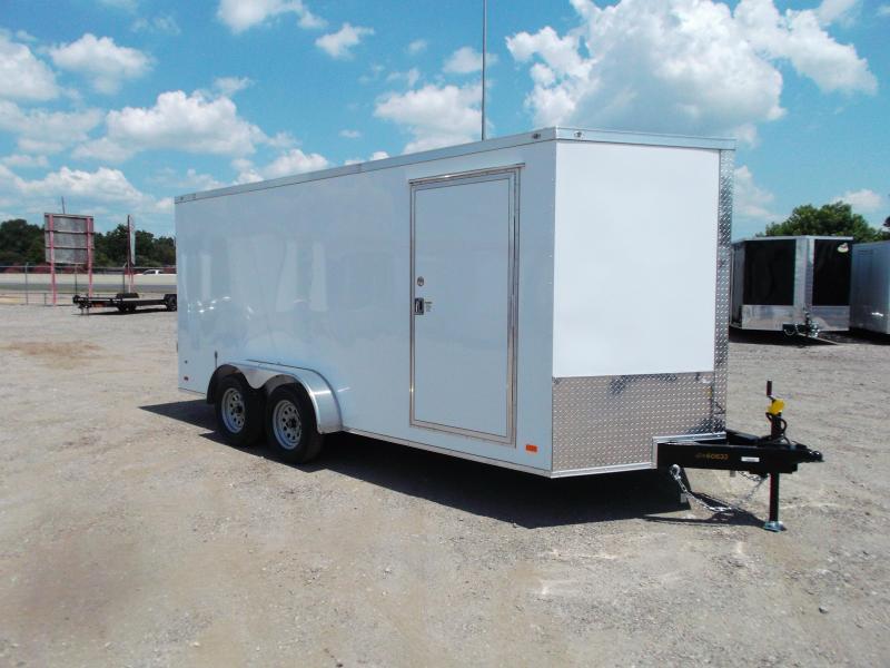 2020 Covered Wagon Trailers 7x16 Tandem Axle Cargo Trailer / Enclosed Trailer / Barn Doors / RV Side Door / LEDs 2020 Covered Wagon Trailers 7x16 Tandem Axle Cargo Trailer / Enclosed Trailer / Barn Doors / RV Side Door / LEDs