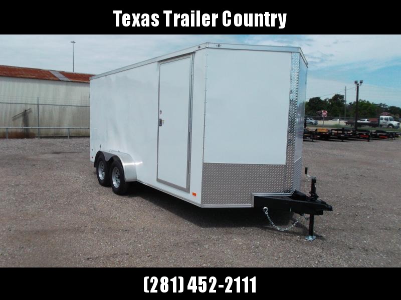 2021 Covered Wagon Trailers 7x16 Tandem Axle Cargo Trailer / Enclosed Trailer / 6'6" Interior / Barn Doors / RV Side Door / LED's / Semi-Screwless Exterior 2021 Covered Wagon Trailers 7x16 Tandem Axle Cargo Trailer / Enclosed Trailer / 6'6" Interior / Barn Doors / RV Side Door / LED's / Semi-Screwless Exterior