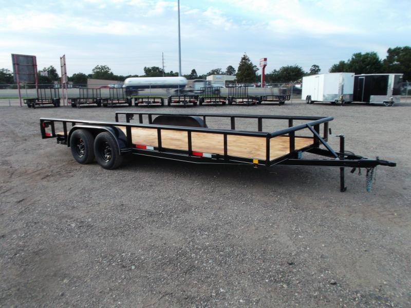 2021 TTC 83x20 Utility Trailer / Lowboy Trailer / 5ft Slide Out Ramps / Electric Brakes / Pipetop 2021 TTC 83x20 Utility Trailer / Lowboy Trailer / 5ft Slide Out Ramps / Electric Brakes / Pipetop