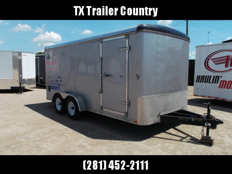 SPECIAL - 2021 Carry-On 7x16 Cargo Trailer / Enclosed Trailer / Motorcycle Trailer / Silver / Ramp / New Radial Tires Cargo / Enclosed Trailer SPECIAL - 2021 Carry-On 7x16 Cargo Trailer / Enclosed Trailer / Motorcycle Trailer / Silver / Ramp / New Radial Tires Cargo / Enclosed Trailer