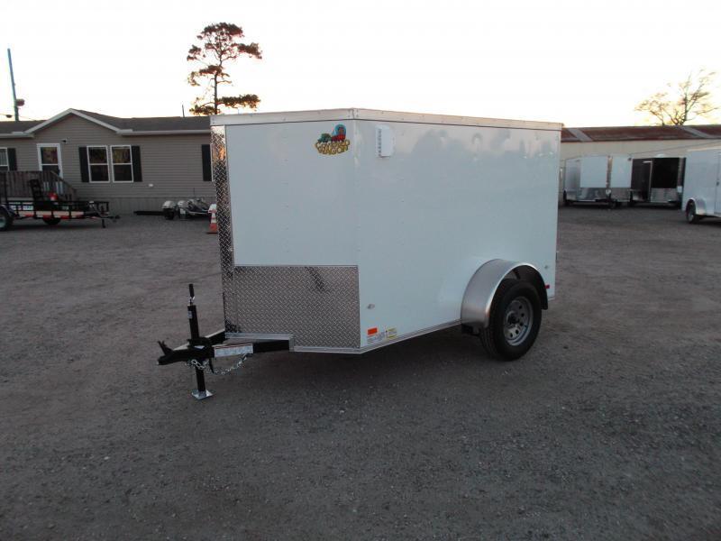2021 Covered Wagon Trailers 5x8 Single Axle Cargo Trailer / Enclosed