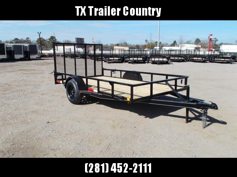 2023 TTC 77x12 Single Axle Utility Trailer / C-Channel Wrap Tongue / 4ft Ramp Gate 2023 TTC 77x12 Single Axle Utility Trailer / C-Channel Wrap Tongue / 4ft Ramp Gate