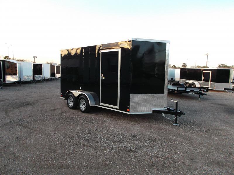 2021 Covered Wagon Trailers 7x14 Tandem Axle Cargo Trailer / Enclosed Trailer / 6'3" Interior / Ramp / LEDs / Semi-Screwless Exterior 2021 Covered Wagon Trailers 7x14 Tandem Axle Cargo Trailer / Enclosed Trailer / 6'3" Interior / Ramp / LEDs / Semi-Screwless Exterior