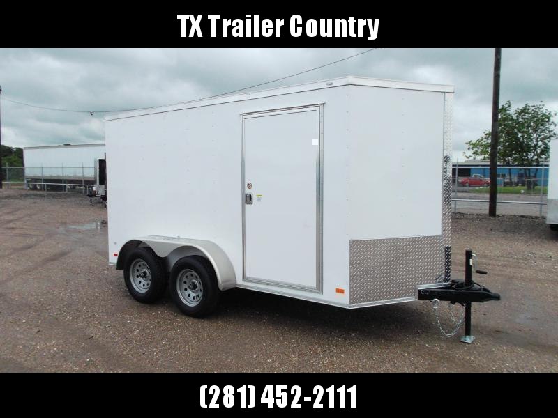 2022 Covered Wagon Trailers 6x12 Tandem Axle Cargo Trailer / Enclosed Trailer / 7ft Interior / Ramp / RV Door / LEDs / Semi-Screwless Exterior 2022 Covered Wagon Trailers 6x12 Tandem Axle Cargo Trailer / Enclosed Trailer / 7ft Interior / Ramp / RV Door / LEDs / Semi-Screwless Exterior