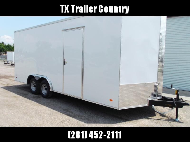 SPECIAL 2022 Peach Cargo 6x12 Tandem Axle Cargo Trailer / Enclosed