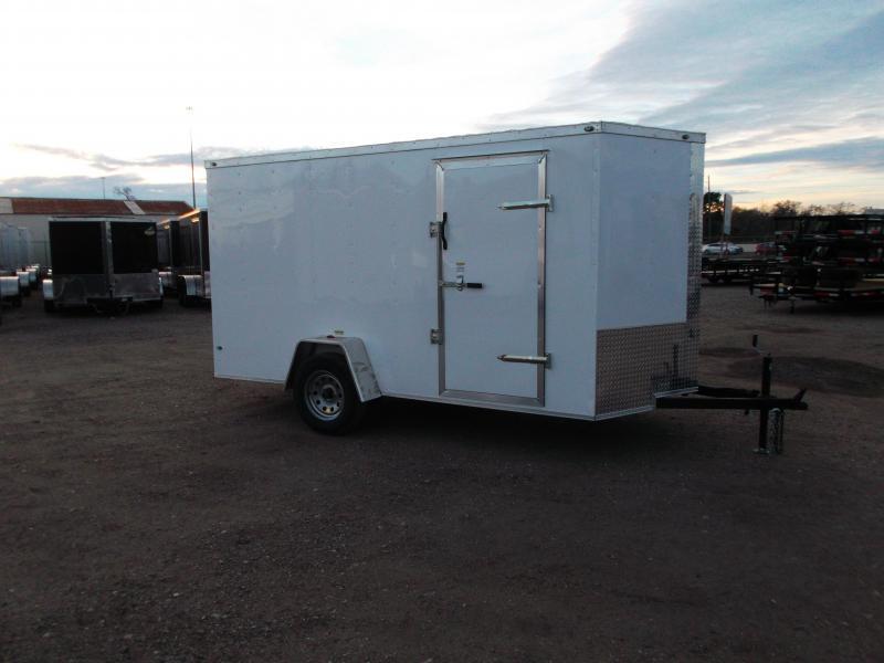 2021 Texas Select 6x12 Single Axle Cargo Trailer / Enclosed Trailer / 6'3" Interior / Barn Doors / Side Door / LEDs 2021 Texas Select 6x12 Single Axle Cargo Trailer / Enclosed Trailer / 6'3" Interior / Barn Doors / Side Door / LEDs