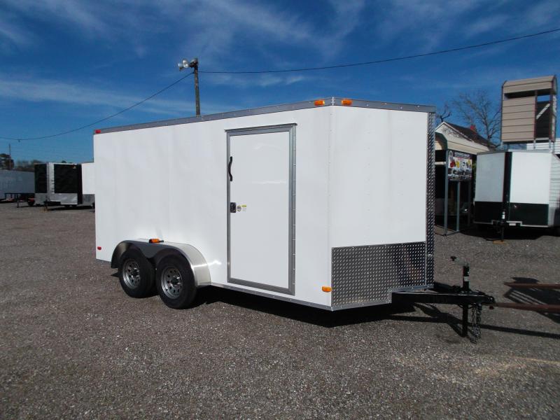 2021 Covered Wagon Trailers 7x14 Cargo Trailer / Enclosed Trailer / Motorcycle Trailer / Ramp / (8) D-rings 2021 Covered Wagon Trailers 7x14 Cargo Trailer / Enclosed Trailer / Motorcycle Trailer / Ramp / (8) D-rings