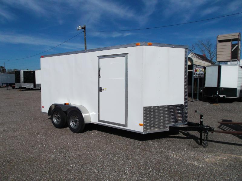 2024 Covered Wagon Trailers 7x14 Cargo Trailer / Enclosed Trailer / Motorcycle Trailer / Ramp / (8) D-rings