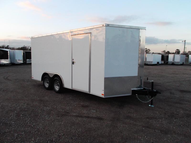 2021 Covered Wagon 8.5x16 Tandem Axle Cargo Trailer / Car Hauler / Ramp / RV Door / LEDs 2021 Covered Wagon 8.5x16 Tandem Axle Cargo Trailer / Car Hauler / Ramp / RV Door / LEDs