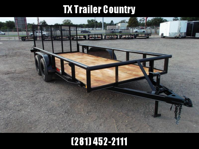 2022 TTC 77x16 Tandem Axle Utility Trailer / Pipetop / 4ft Ramp Gate / Electric Brakes 2022 TTC 77x16 Tandem Axle Utility Trailer / Pipetop / 4ft Ramp Gate / Electric Brakes