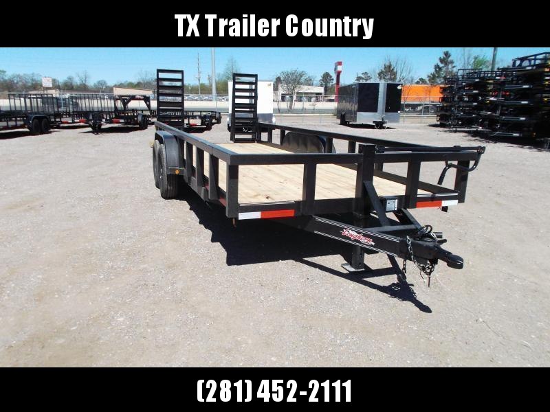 2022 TTC 83x24 Utility Trailer / 7000# Axles / 3" Square Tubing / Heavy Duty Stand Up Ramps 2022 TTC 83x24 Utility Trailer / 7000# Axles / 3" Square Tubing / Heavy Duty Stand Up Ramps