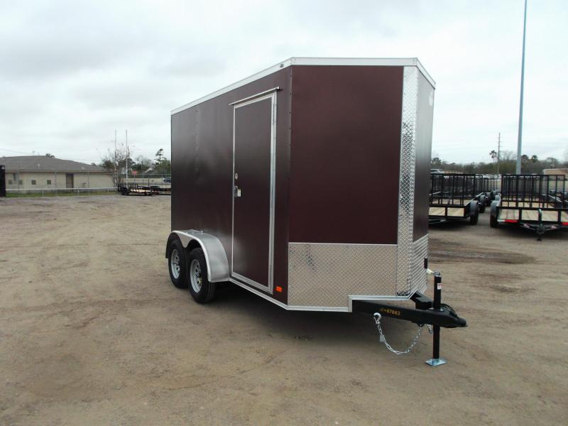 2021 Covered Wagon Trailers 6x12 Tandem Axle Cargo Trailer / Enclosed Trailer / 7ft Interior / Ramp Gate / LEDs / RV Side Door / Copper Vein Powder Coated Semi-Screwless Exterior 2021 Covered Wagon Trailers 6x12 Tandem Axle Cargo Trailer / Enclosed Trailer / 7ft Interior / Ramp Gate / LEDs / RV Side Door / Copper Vein Powder Coated Semi-Screwless Exterior