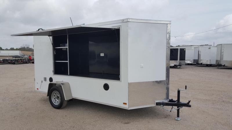 2021 Covered Wagon Trailers 6x12 Tailgate Trailer w/ Stereo Package 2021 Covered Wagon Trailers 6x12 Tailgate Trailer w/ Stereo Package