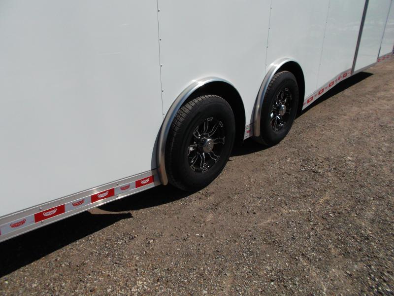 WOW SPECIAL 2023 Covered Wagon Trailers 8.5x28 Tandem Axle Race
