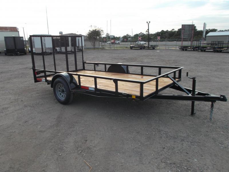 2021 TTC 77x12 Single Axle Utility Trailer / Wrap Tongue / 4ft Ramp Gate 2021 TTC 77x12 Single Axle Utility Trailer / Wrap Tongue / 4ft Ramp Gate