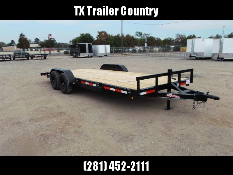 2022 Longhorn Trailers 83x20 Tandem Axle 10K Car Hauler / Racing Trailer / Flat Deck / 5200# Axles / 7K Jack / 2ft Dovetail / 5ft Ramps 2022 Longhorn Trailers 83x20 Tandem Axle 10K Car Hauler / Racing Trailer / Flat Deck / 5200# Axles / 7K Jack / 2ft Dovetail / 5ft Ramps
