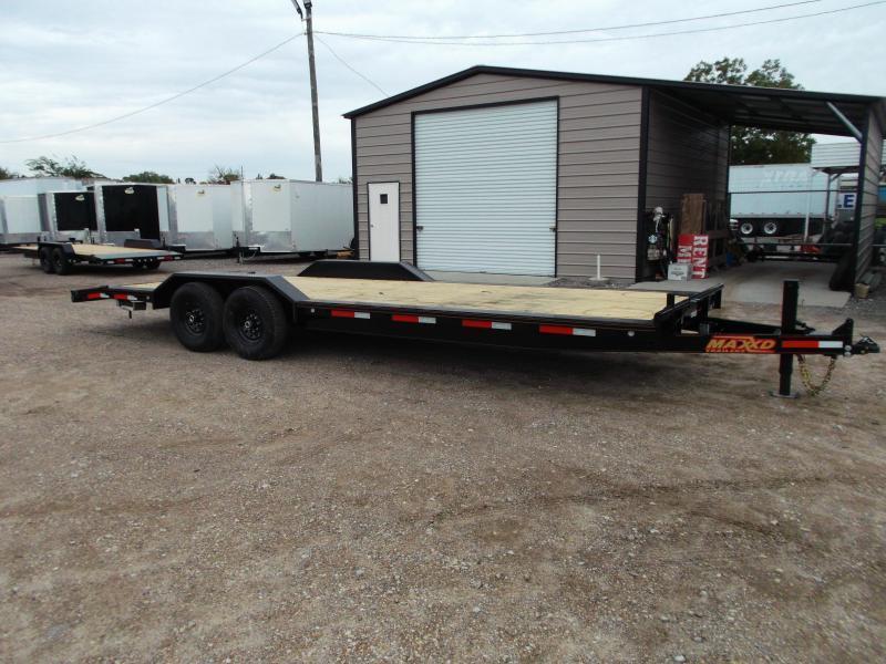 2021 Maxxd 102x24 14K Car Hauler / Flatbed Trailer / Equipment Hauler / Powder Coated / 7K Axles / Drive Over Fenders 2021 Maxxd 102x24 14K Car Hauler / Flatbed Trailer / Equipment Hauler / Powder Coated / 7K Axles / Drive Over Fenders