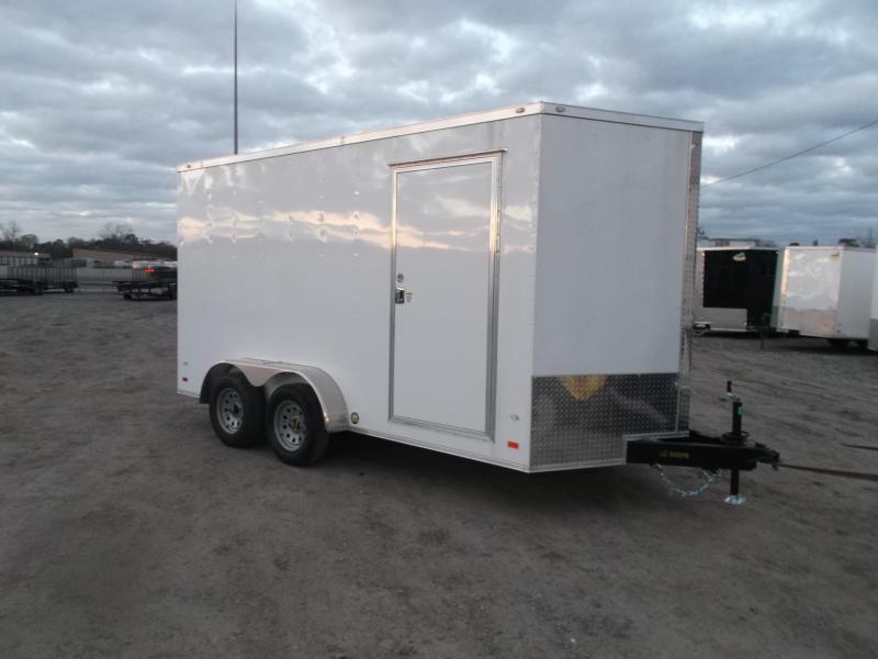 2021 Covered Wagon Trailers 7x14 Tandem Axle Cargo / Enclosed Trailer / 7ft Interior / Ramp / RV Side Door / LEDs / Semi-Screwless Exterior 2021 Covered Wagon Trailers 7x14 Tandem Axle Cargo / Enclosed Trailer / 7ft Interior / Ramp / RV Side Door / LEDs / Semi-Screwless Exterior