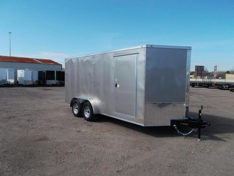 2021 Covered Wagon Trailers 7x16 Tandem Axle Cargo Trailer / Enclosed Trailer / 6'3" Interior / Ramp / RV Door / LEDs / Arizona Beige Semi-Screwless Exterior 2021 Covered Wagon Trailers 7x16 Tandem Axle Cargo Trailer / Enclosed Trailer / 6'3" Interior / Ramp / RV Door / LEDs / Arizona Beige Semi-Screwless Exterior