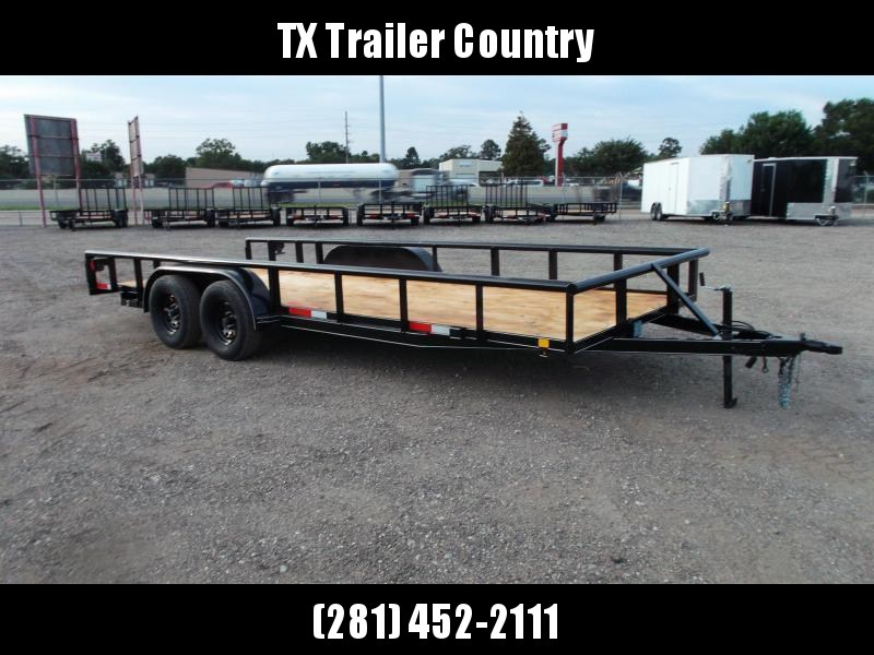 2022 TTC 83x20 Utility Trailer / Lowboy Trailer / 5ft Slide Out Ramps / Electric Brakes / Pipetop 2022 TTC 83x20 Utility Trailer / Lowboy Trailer / 5ft Slide Out Ramps / Electric Brakes / Pipetop