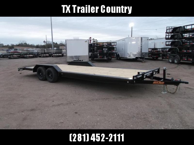 SPECIAL - 2023 Maxxd 102x24 10K H5X Car Hauler / Flatbed Trailer / Equipment Hauler / Powder Coated / 5200# Axles / Drive Over Fenders SPECIAL - 2023 Maxxd 102x24 10K H5X Car Hauler / Flatbed Trailer / Equipment Hauler / Powder Coated / 5200# Axles / Drive Over Fenders