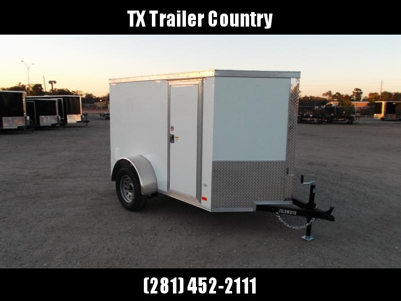 2023 TTC 5x8 Single Axle Cargo Trailer / Enclosed Trailer / LED's / Ramp / Side Door / .030 Heavy Duty White Skin 2023 TTC 5x8 Single Axle Cargo Trailer / Enclosed Trailer / LED's / Ramp / Side Door / .030 Heavy Duty White Skin